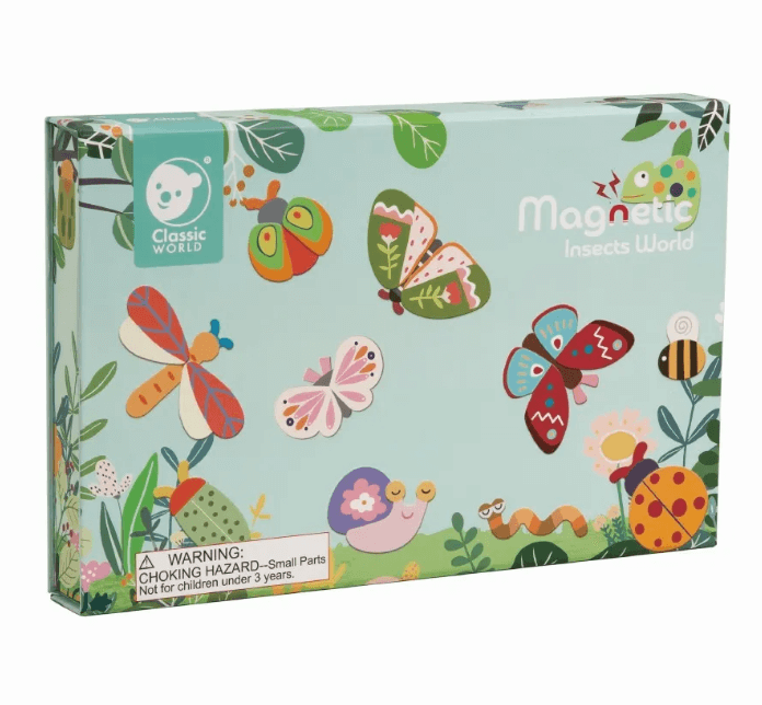 Classic World Magnetspiel 66 Teile Insekten