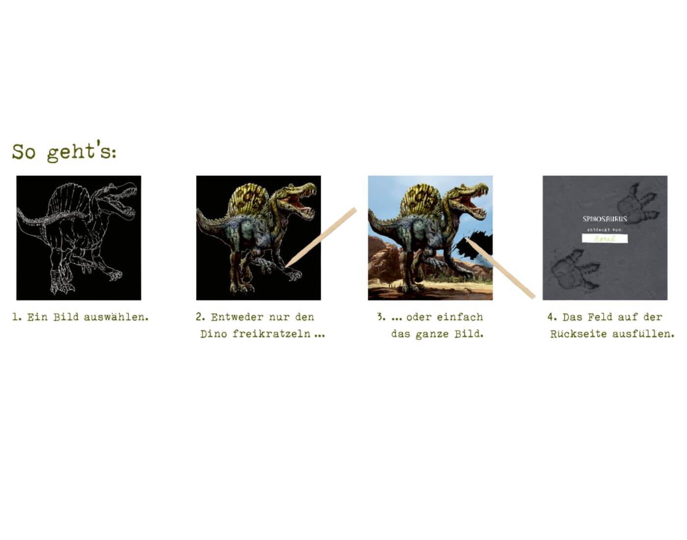 Kritzel-Kratzel-Set: T-Rex (T-Rex World)
