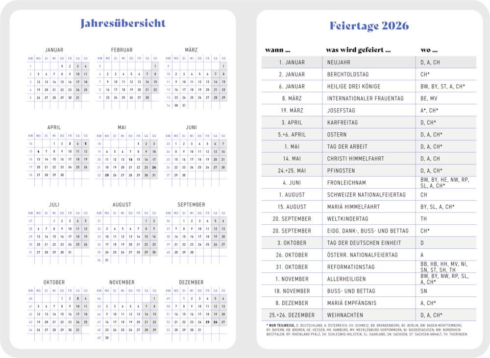 Großer Wochenkalender: GlücksKalender 2026 Sternbilder (Universum) Großer Wochenkalender: GlücksKalender 2026 Sternbilder (Universum)