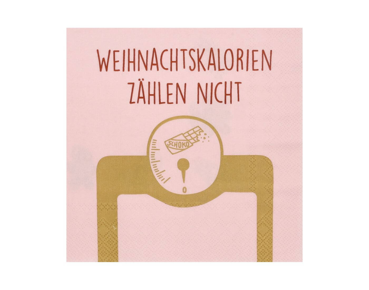 Lunchservietten - Weihnachtskalorien zählen nicht Lunchservietten - Weihnachtskalorien zählen nicht