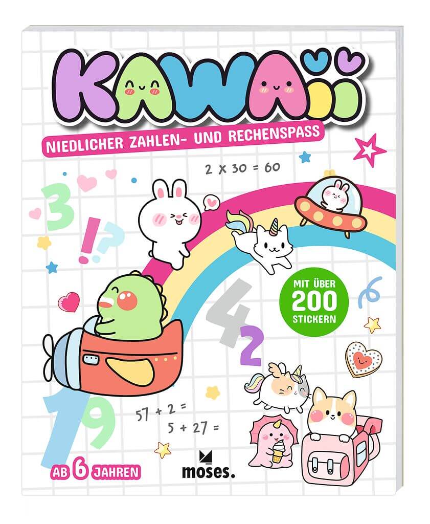 KAWAII Niedlicher Zahlen- und Rechenspaß KAWAII Niedlicher Zahlen- und Rechenspaß