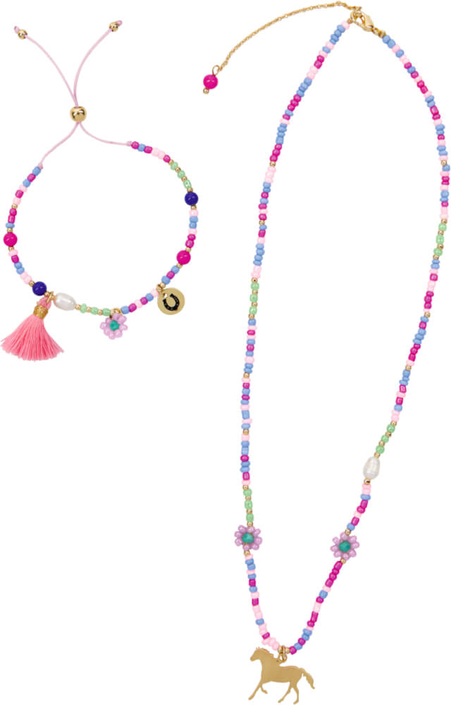 4029753217103_1 Schmuckset (Kette & Armband) - Pferdefreunde