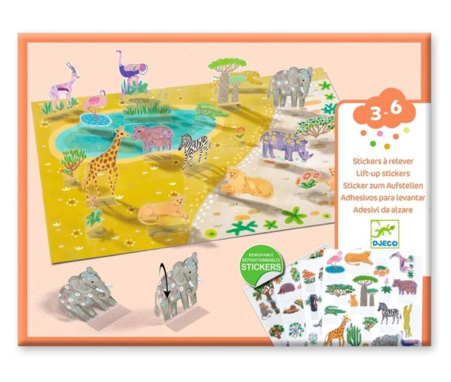 Sticker zum Aufstellen - Tiere