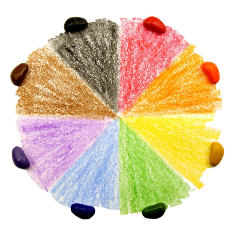 Crayon Rocks Wachsmalsteine Mini, 8 Farben