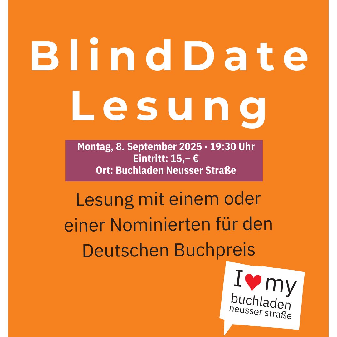 Eintritt Blind-Date-Lesung mit einer oder einem Nominierten des Deutschen Buchpreises