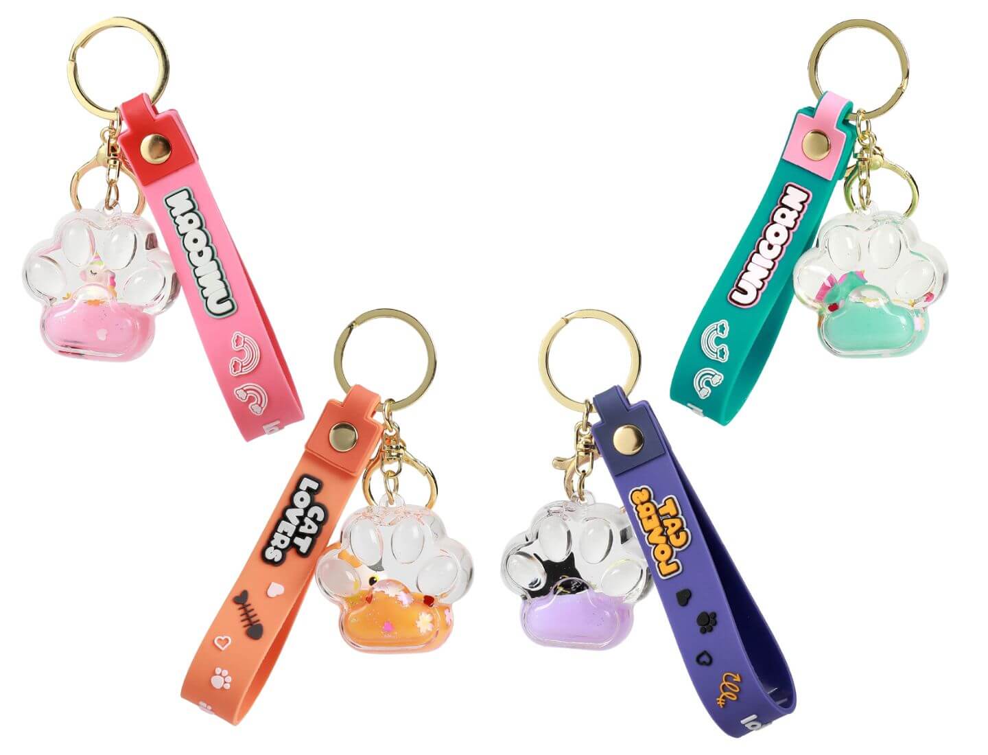 Schlüsselanhänger Liquid Pfote (einzeln)