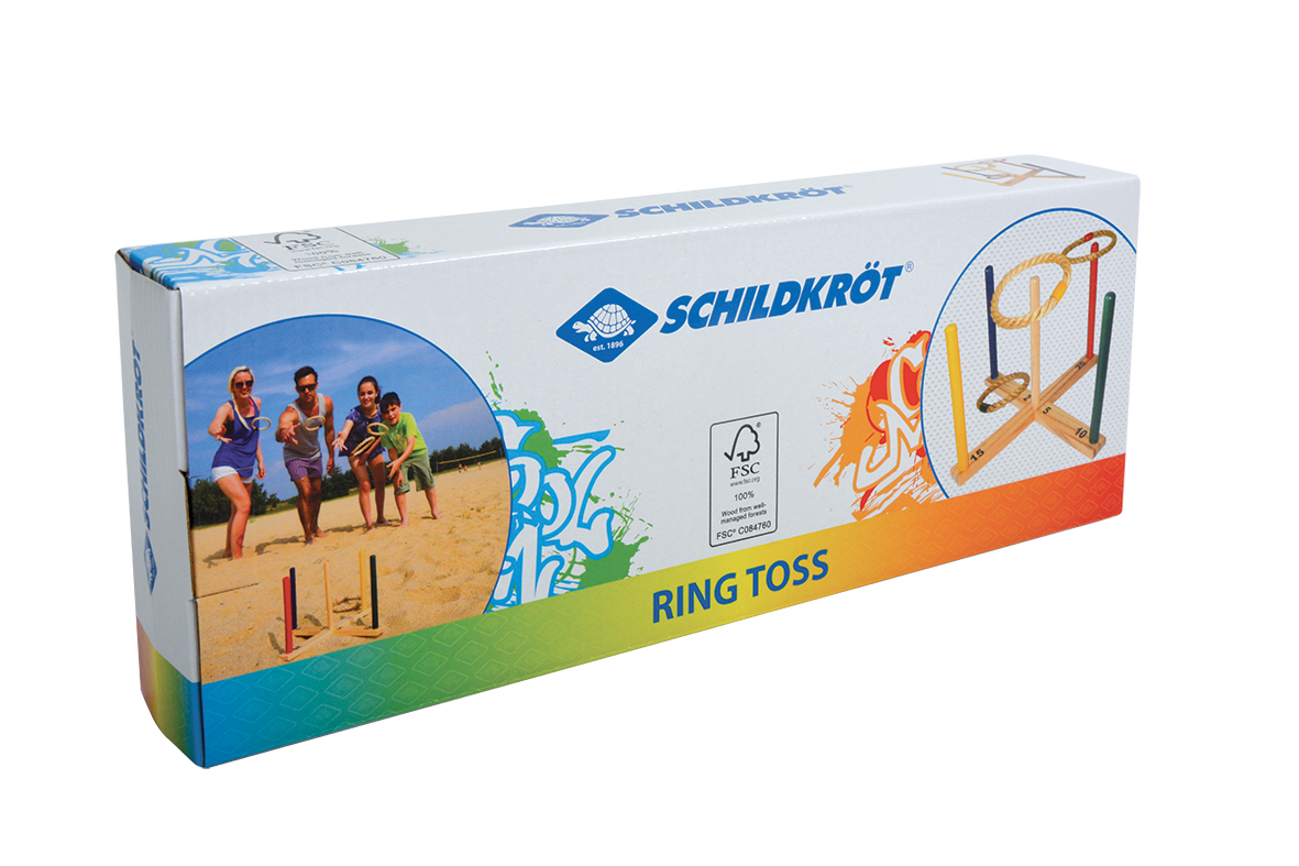 Ringwurfspiel aus Holz