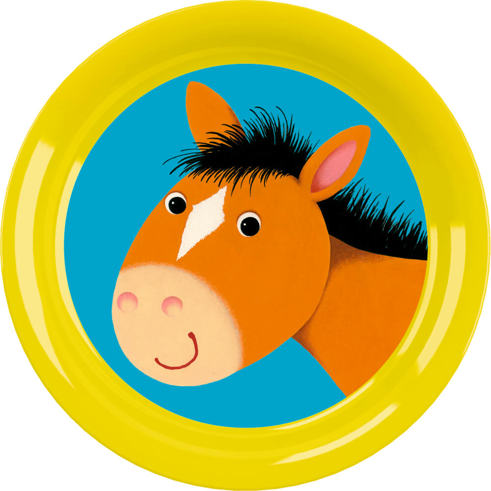 4029753181497-1 Teller Pferd - Freche Rasselbande