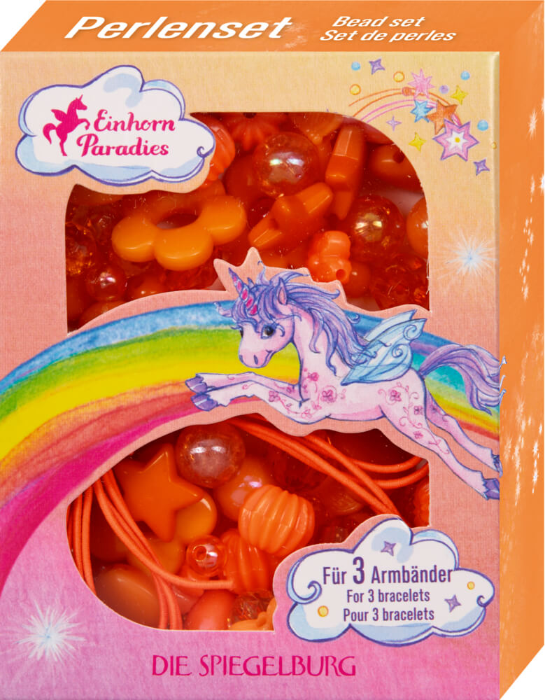 Perlenset Orange - Einhorn-Paradies