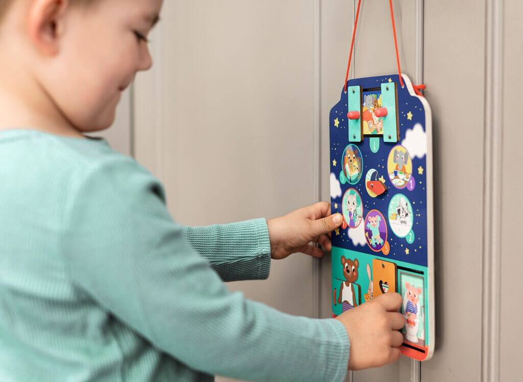 Kleine Kuschelhelden Lerntafel Kleine Abendroutine