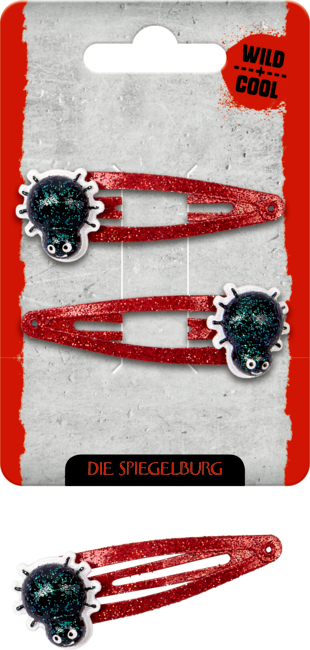 Haarclips Spinne + Fledermaus Wild+Cool