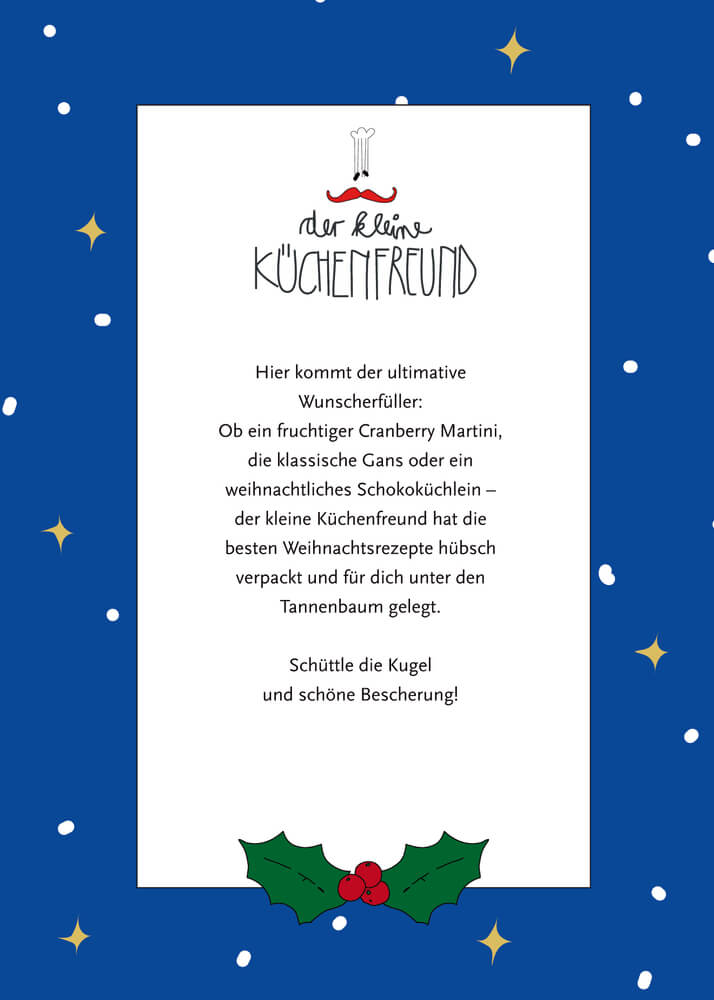 Der kleine Küchenfreund: Wünsche werden gar (Weihnachten)