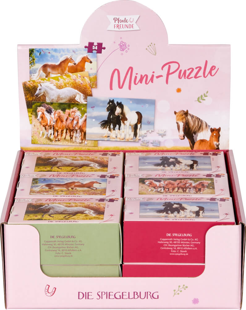 Mini-Puzzle Pferde - Pferdefreunde (einzeln)