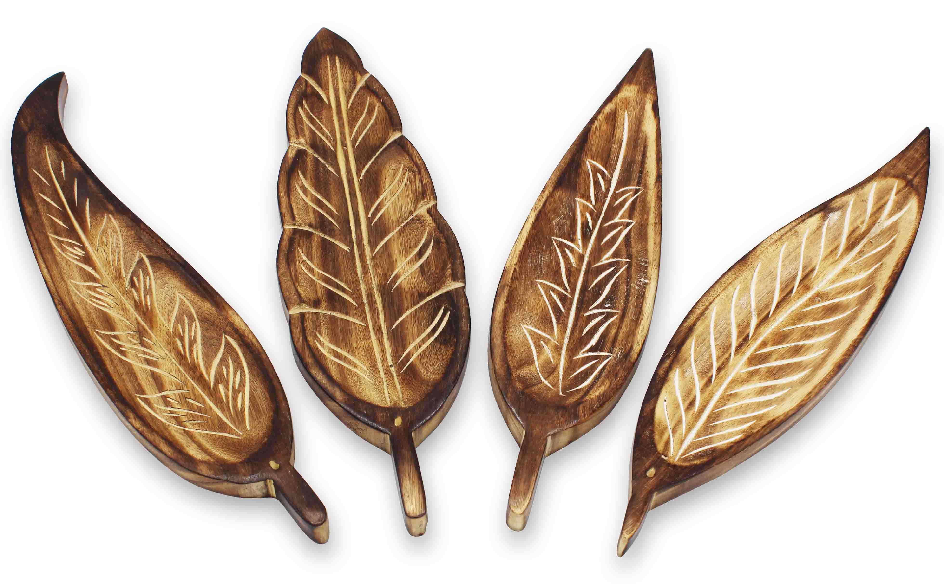 J434_1-2 Räucherstäbchenhalter Blatt (einzeln)