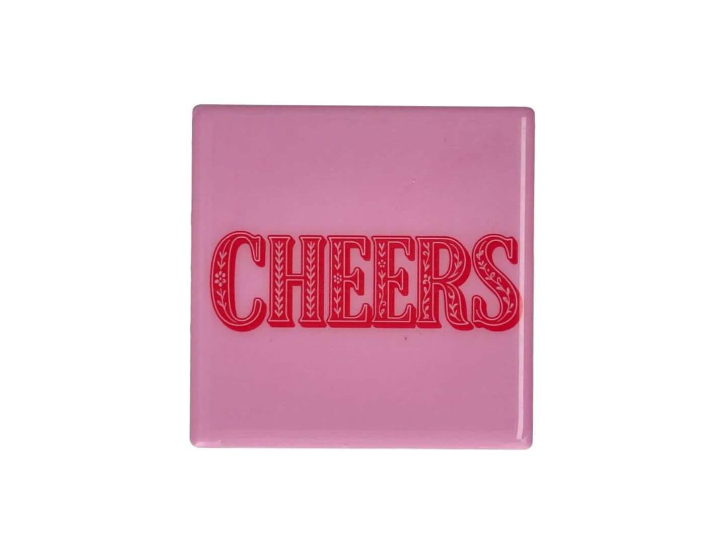 LOVE TILES Untersetzer, Cheers - rosa