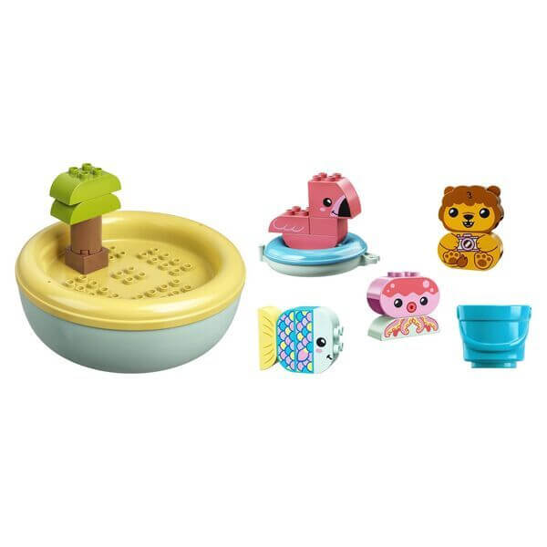 LEGO® DUPLO 10966 Badewannenspaß: Schwimmende Tierinsel