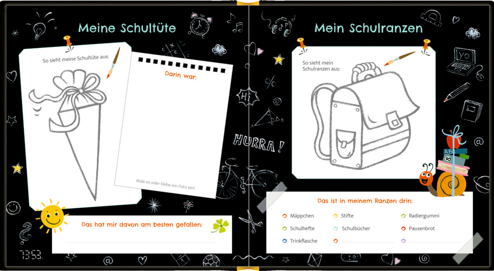 4050003951478_2 Eintragalbum - Hurra, ich bin ein Schulkind - Meine schöne Grundschulzeit