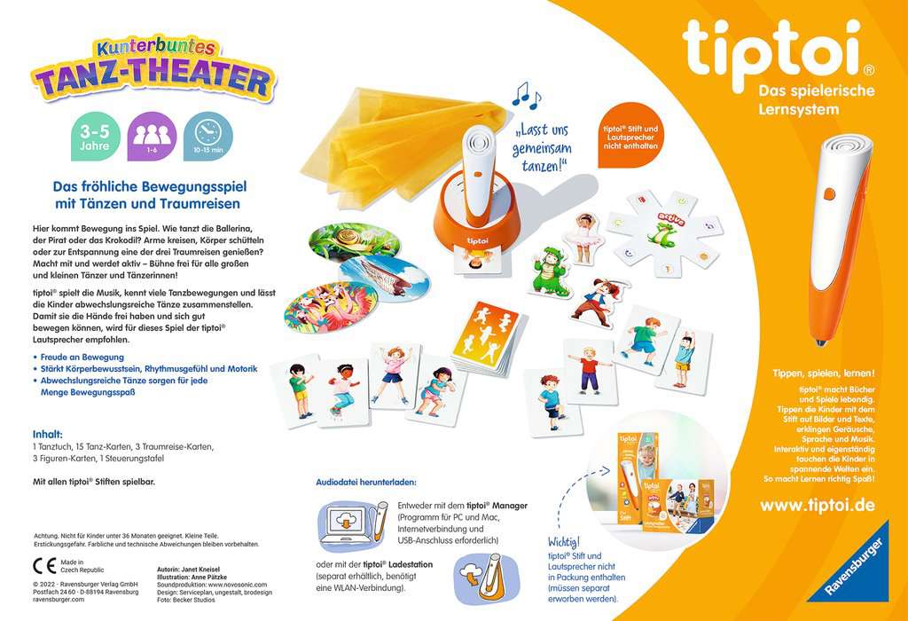 tiptoi® ACTIVE Kunterbuntes Tanz-Theater
