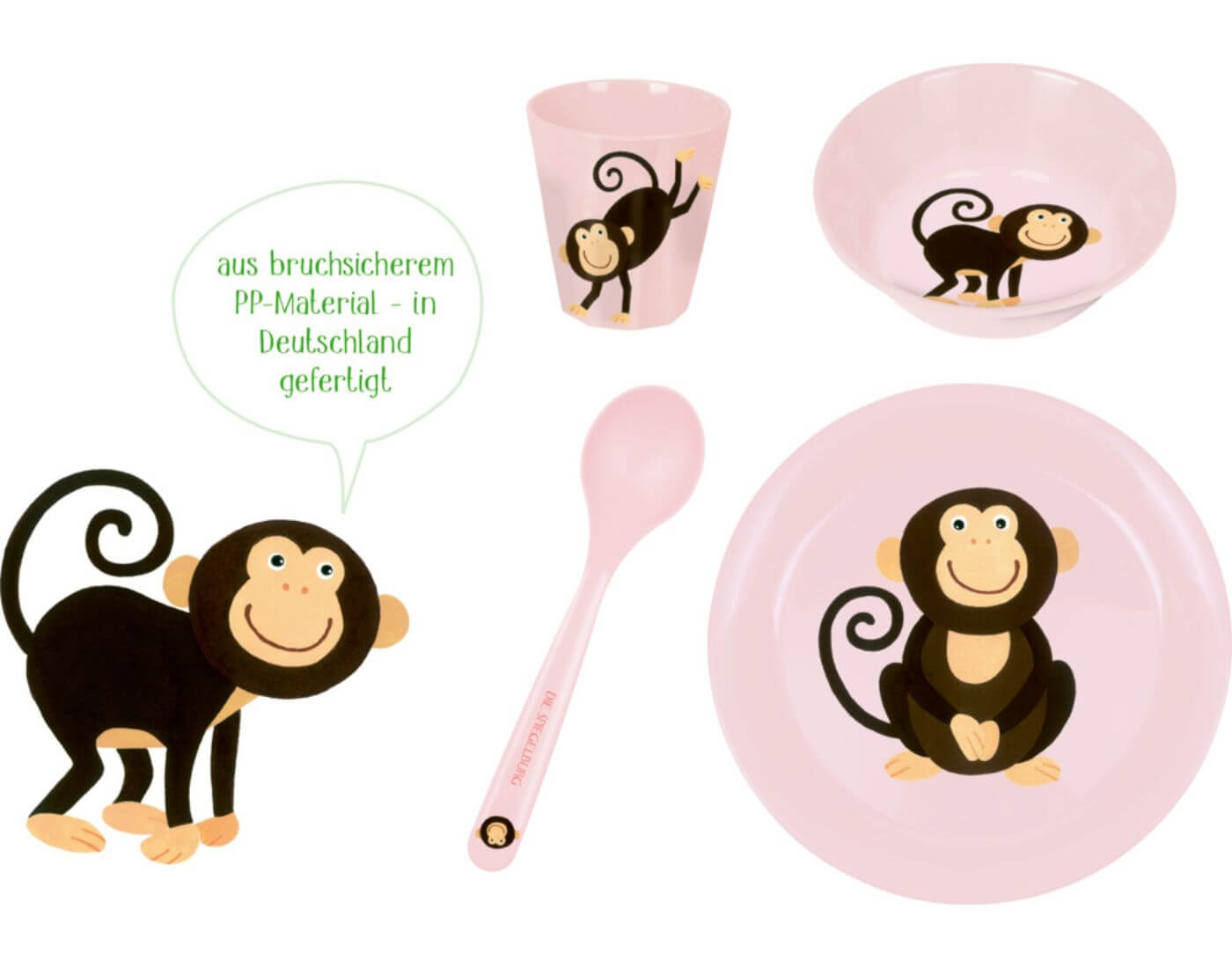 coppenrath-set-affe-1-1 Geschirr Geschenkset Affe - Freche Rasselbande