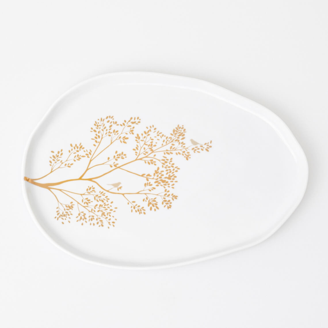 17068-1 GOLDZWEIG. SCHALE. BAUM