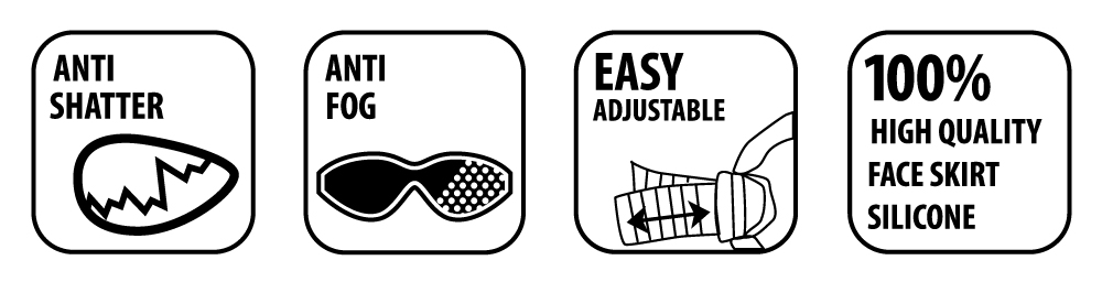 Junior Schwimmbrille Bali 4+, Rot