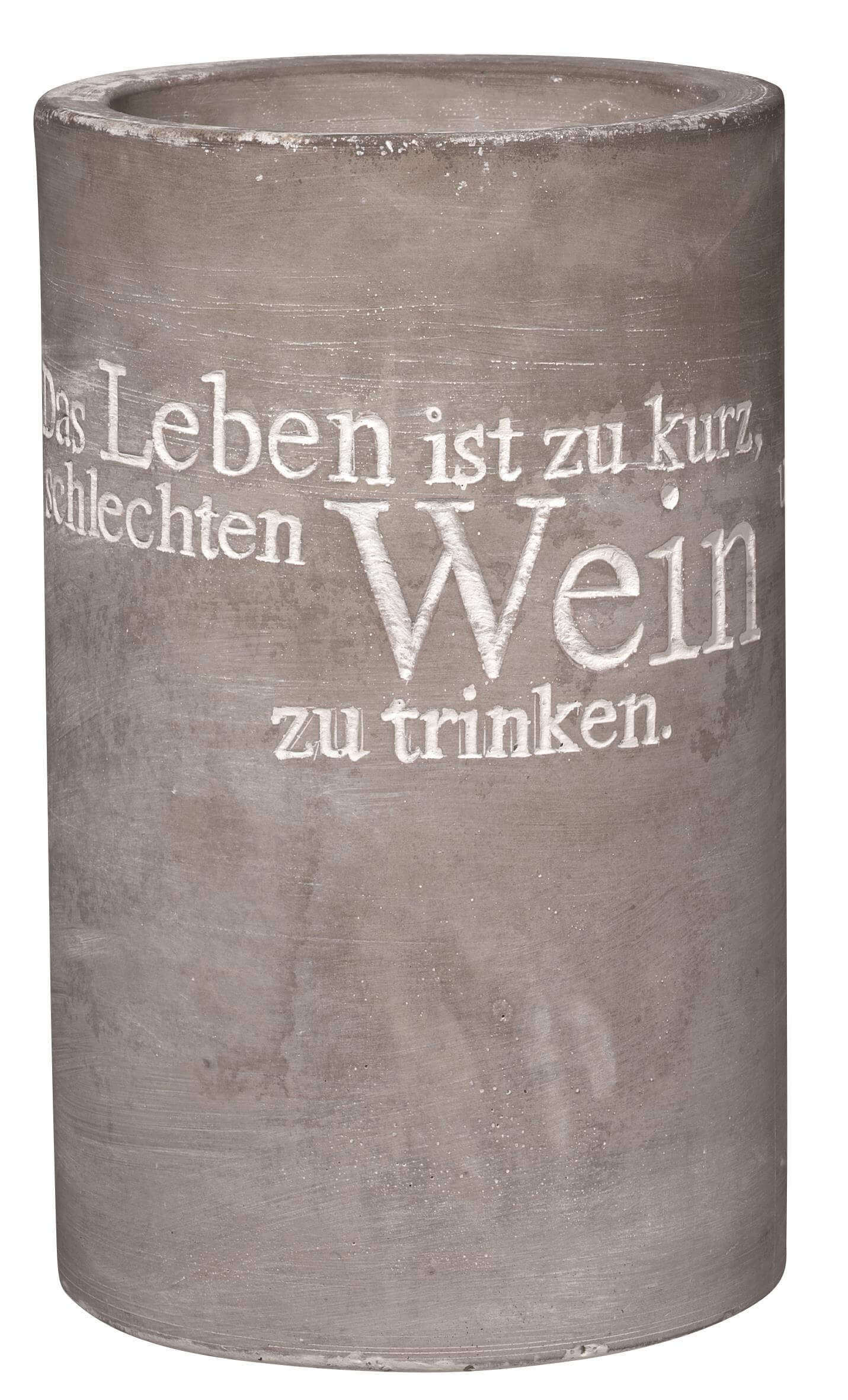 Weinkühler - Das Leben ist zu kurz...