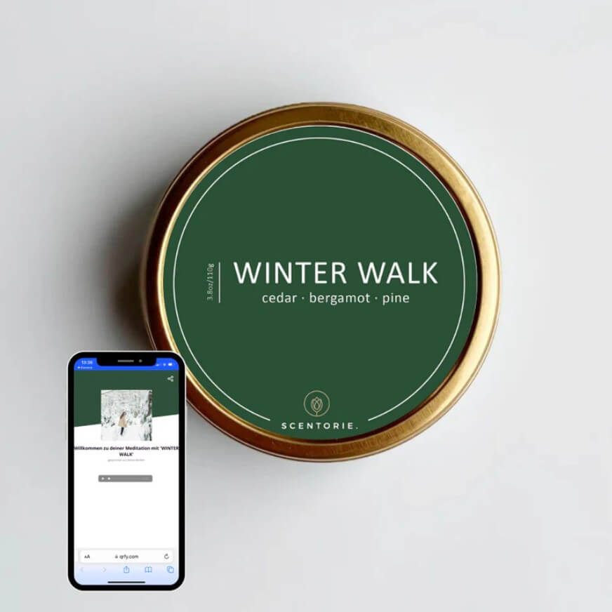 WINTER WALK (110g Duftkerze mit Holzdocht) WINTER WALK (110g Duftkerze mit Holzdocht)