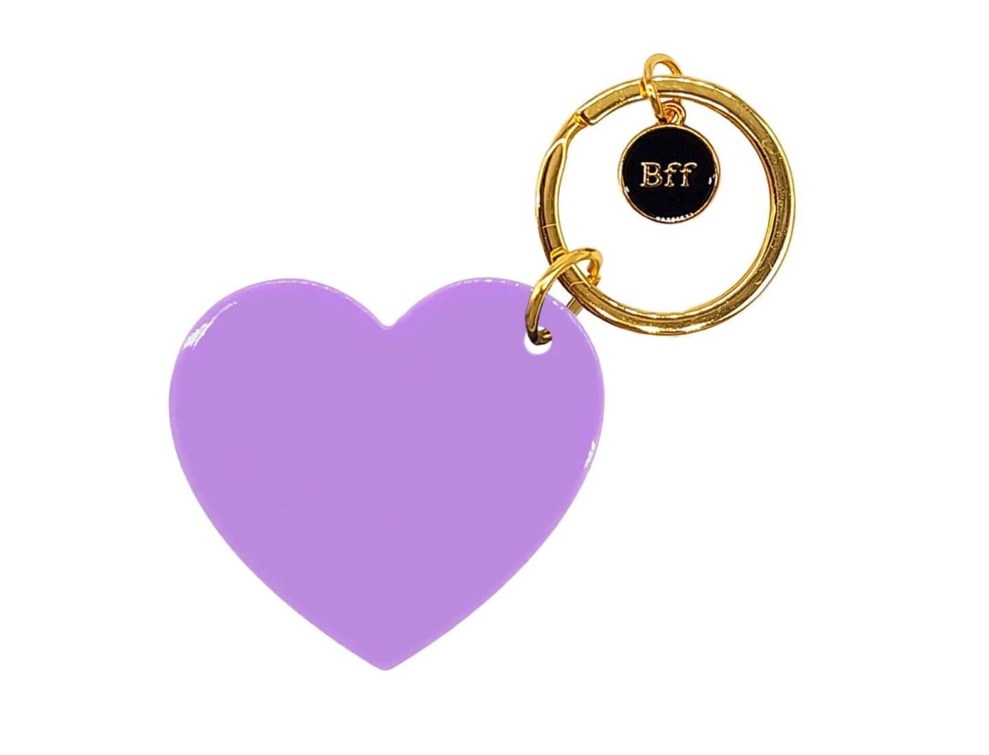 Schlüsselanhänger "Herz" lila