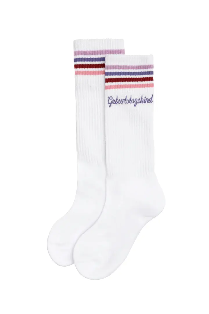 Socken Geburtstagskind Kids | lilac - Größe 27-30