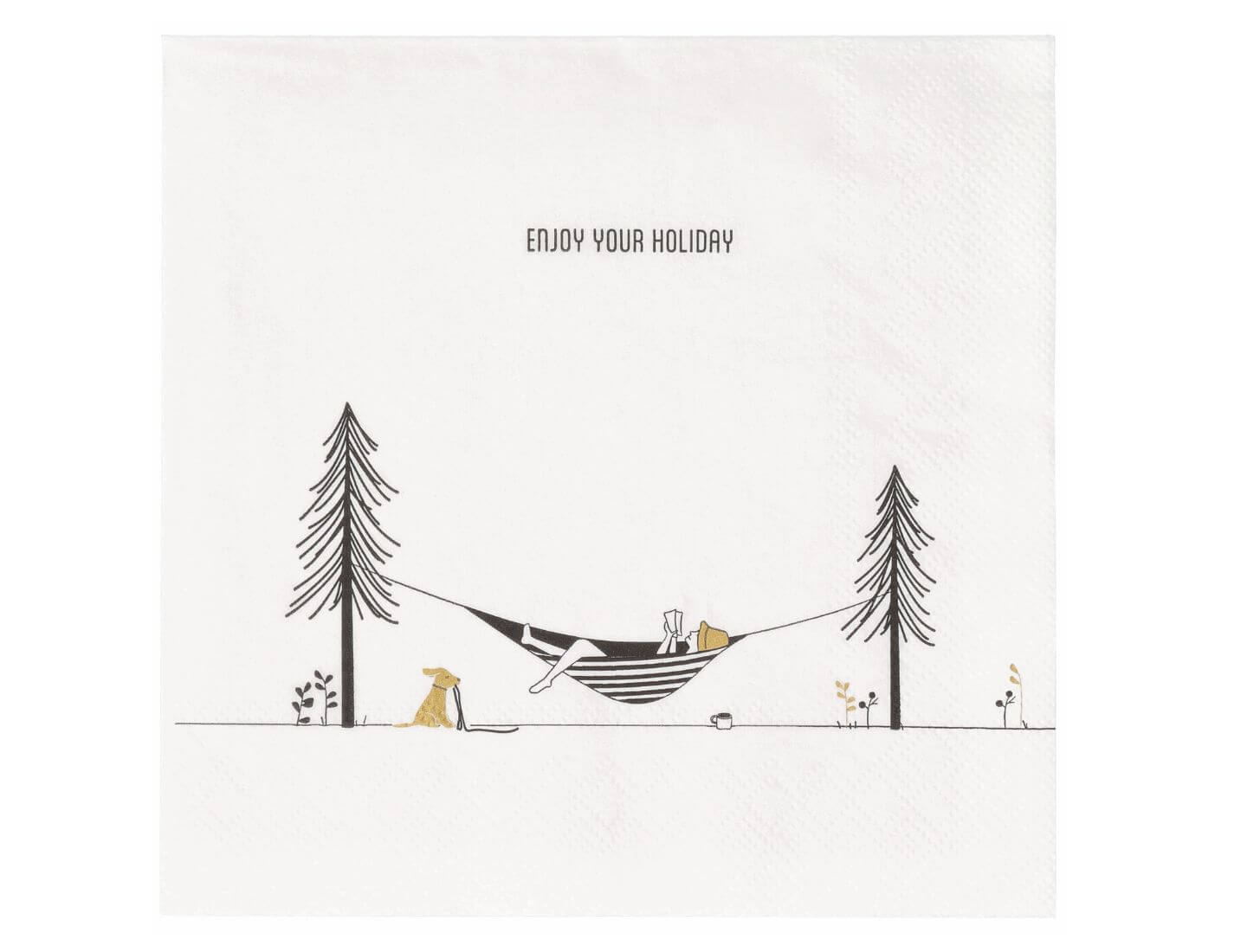 Serviette Enjoy your holiday