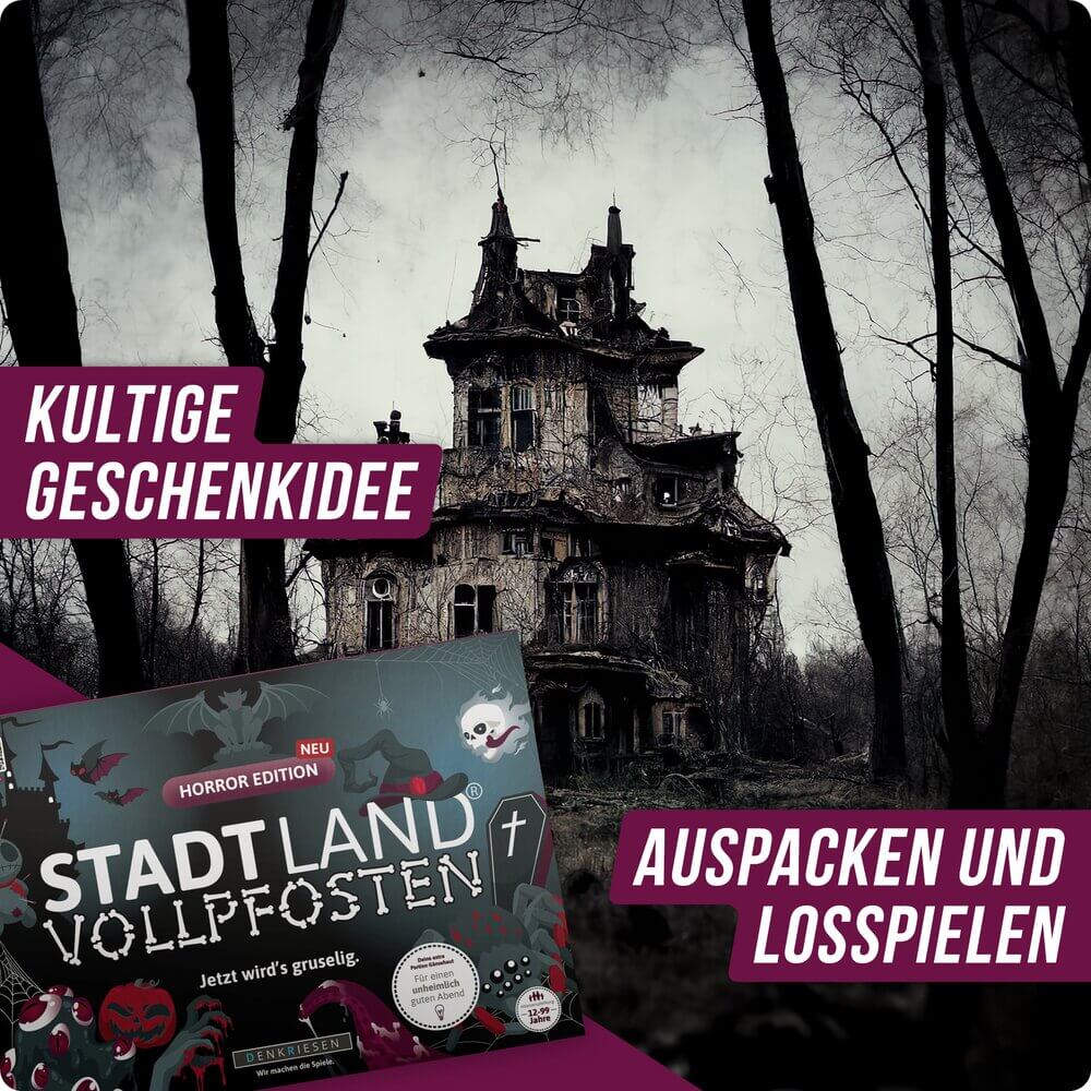STADT LAND VOLLPFOSTEN® - HORROR EDITION - "Jetzt wird’s gruselig."