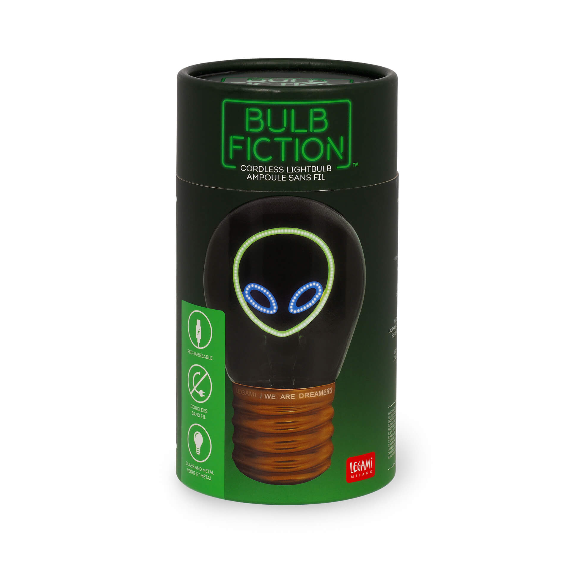 Tischlampe in Glühbirnenform - Alien