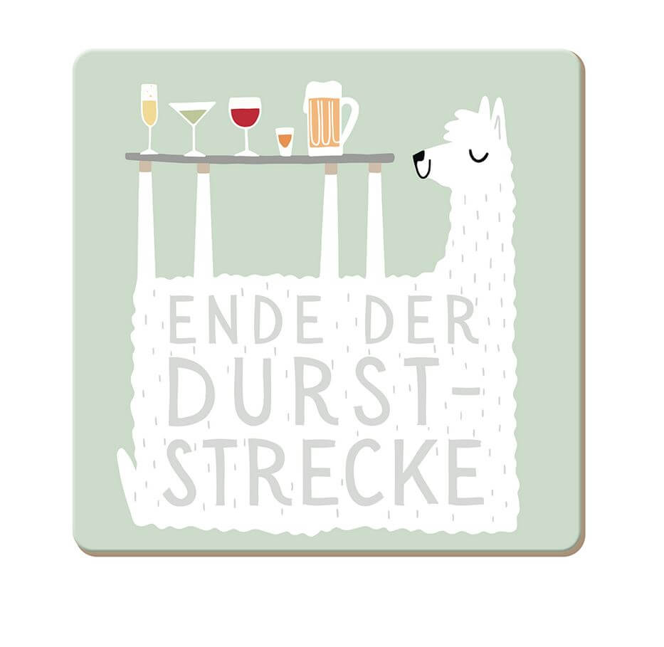 Korkuntersetzer Ende der Durststrecke