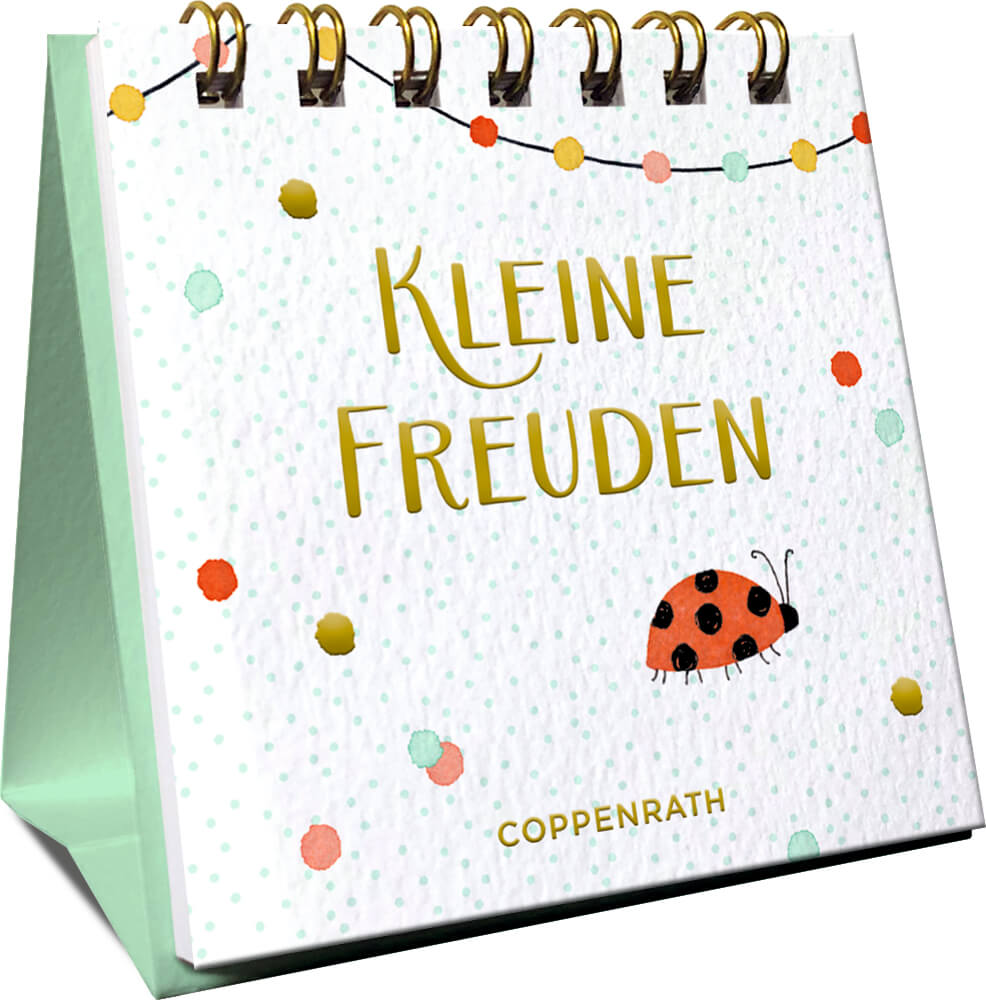 Mini-Spiralaufsteller: Kleine Freuden (Viel Glück)