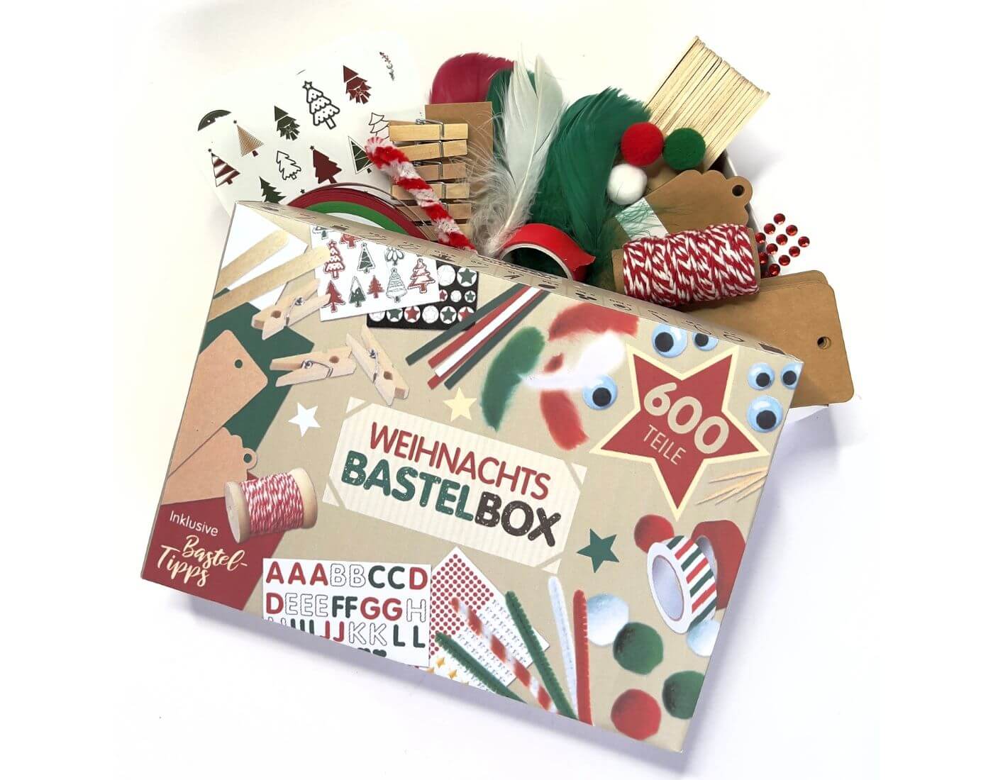 Bastelbox Set 600 Teile - Weihnachten