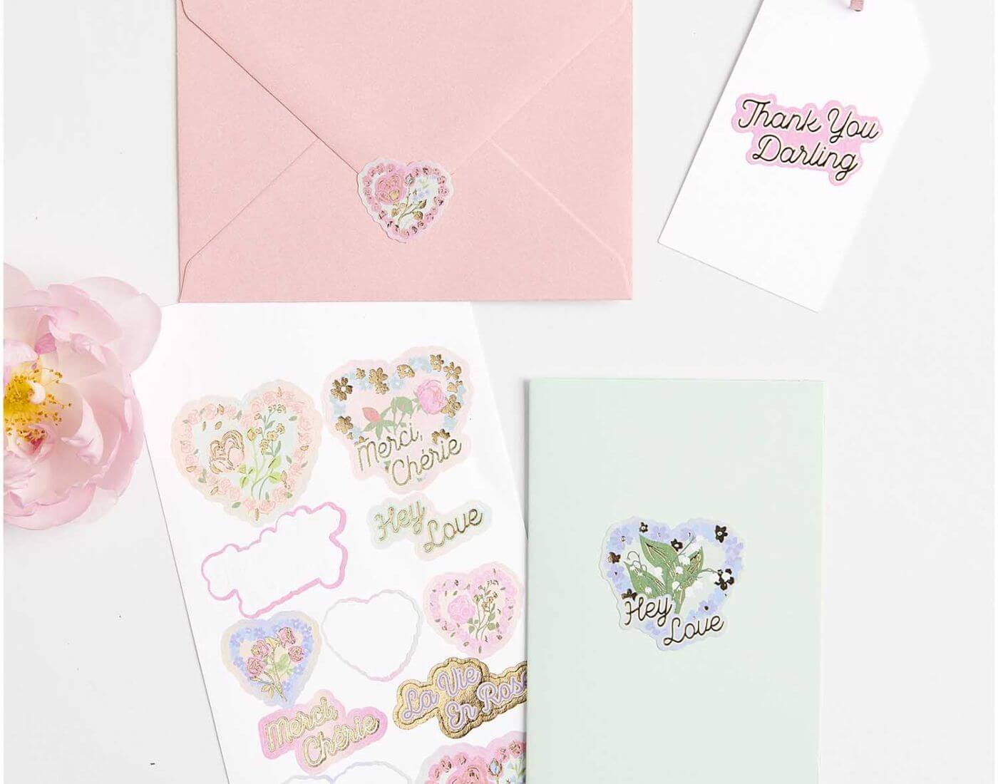 Paper Poetry Papiersticker La Vie en Rose