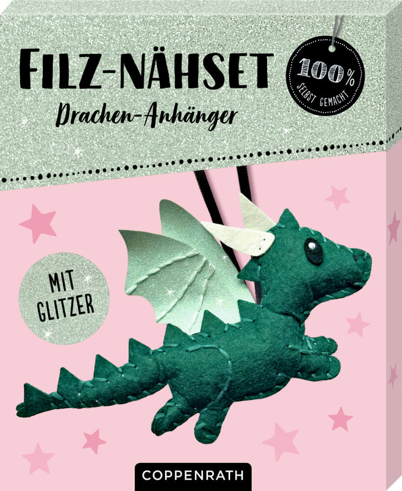Filz-Nähset Schmetterling und Drache - (100% selbst gemacht)