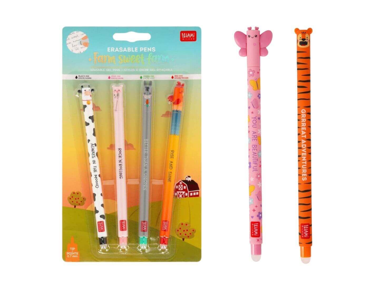 Legami Bundle - Set Farm Sweet Farm, Schmetterling u. Tiger Legami Bundle - Set Farm Sweet Farm, Schmetterling u. Tiger