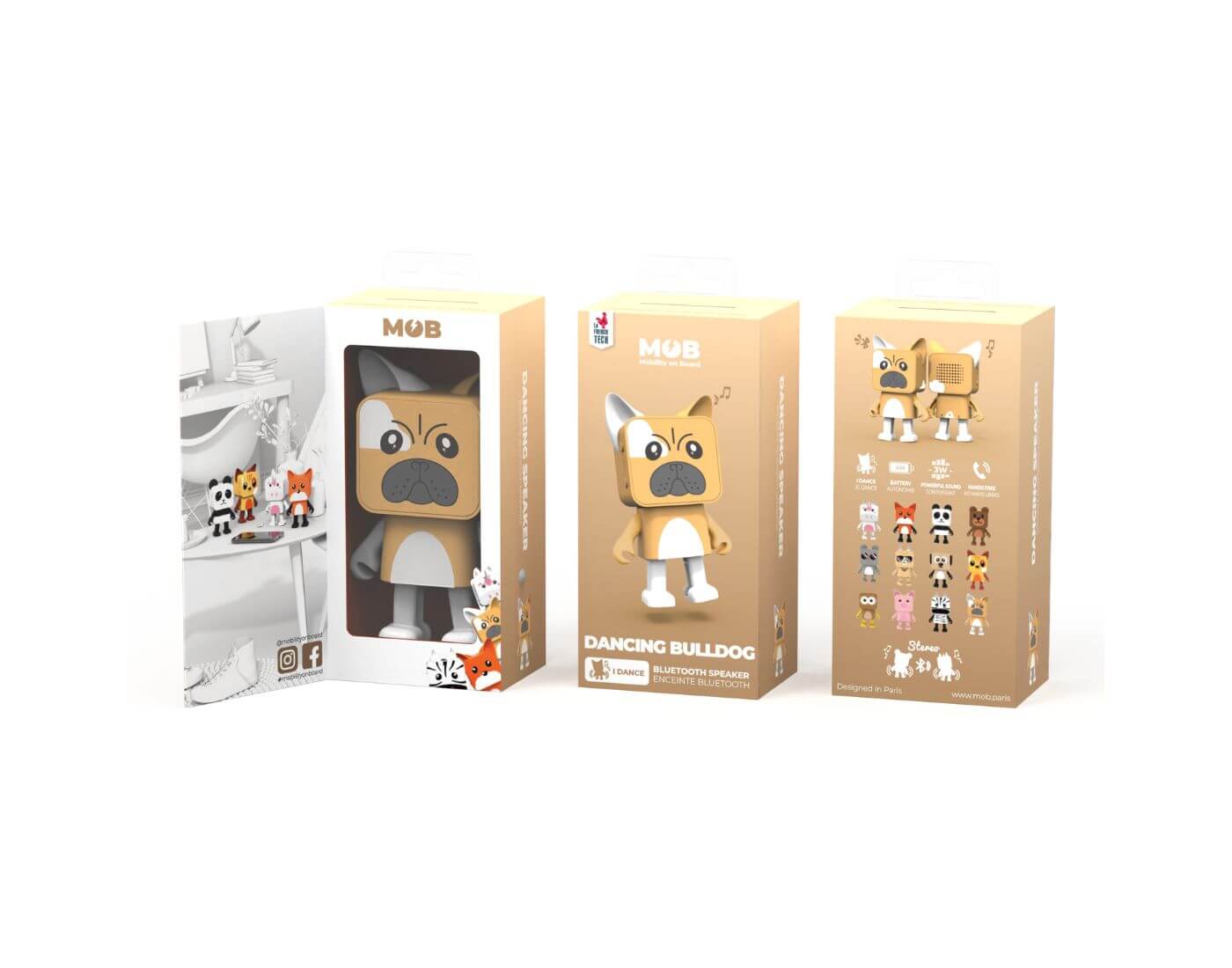 MOB Dancing Animal Speaker - Bulldogge