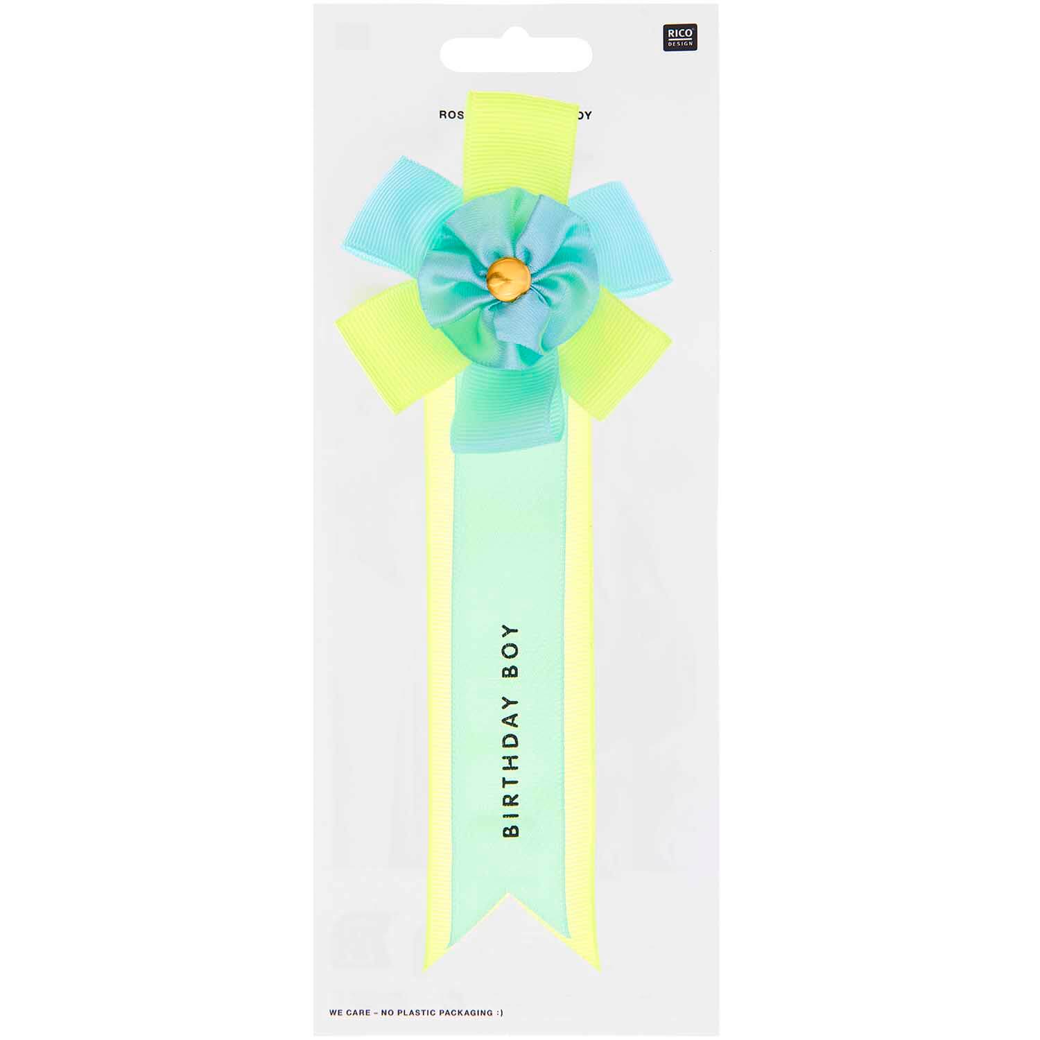 YEY! Let's Party Rosette Birthday Boy