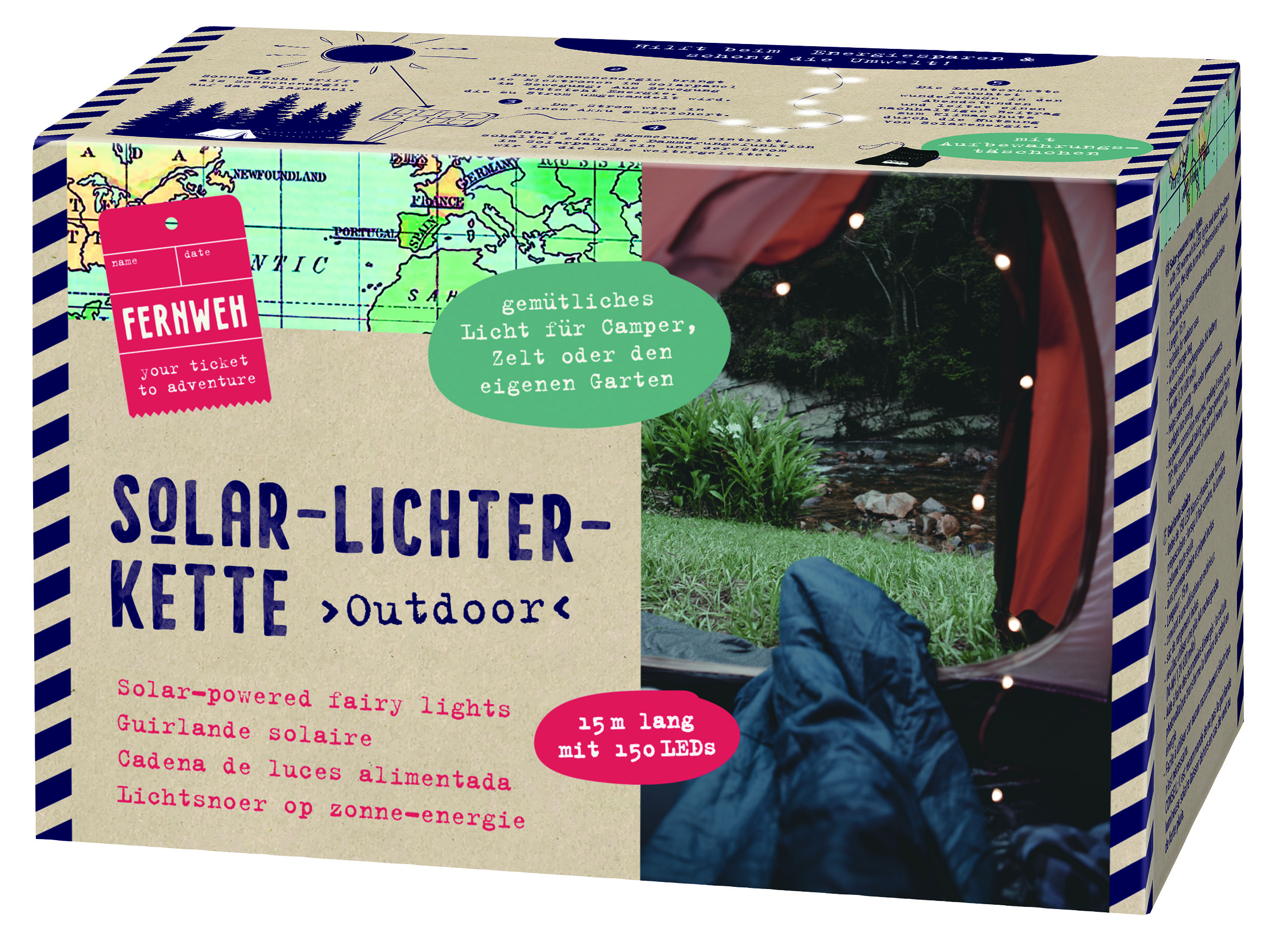 82494 Fernweh Solar-Lichterkette