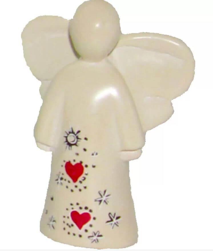 Engel aus Speckstein einzeln