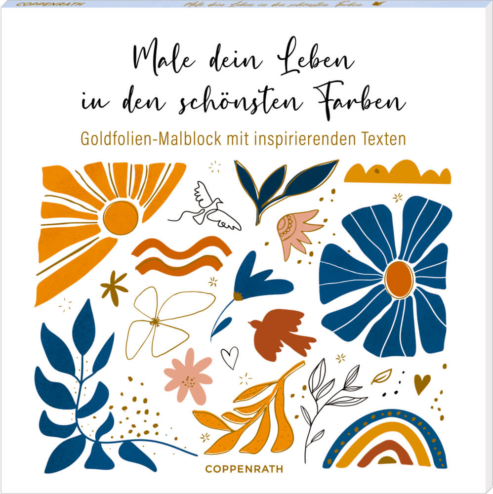4050003957272 Goldfolien-Malblock - Male dein Leben in den schönsten Farben