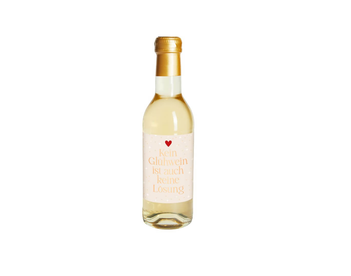 Glühwein-Flasche weiß 0,25l Kein Glühwein