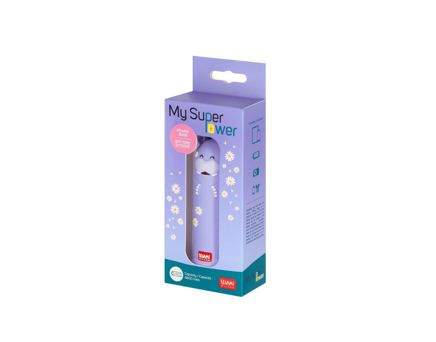 Powerbank - My Super Power - Hippo