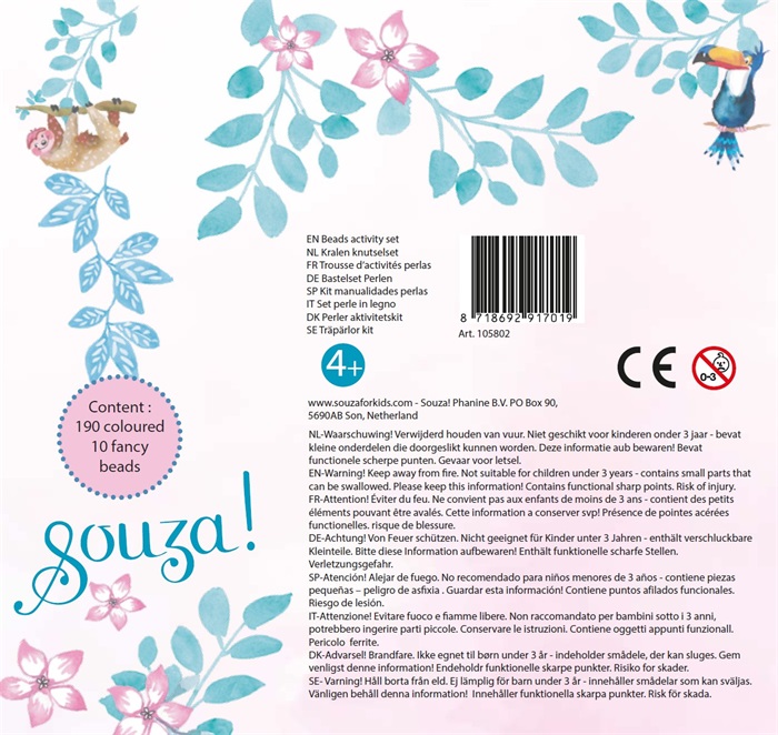 Bastelset Perlen pink