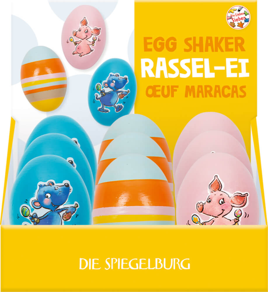 Rassel-Ei - Die Lieben Sieben, sort.