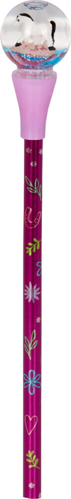 Glitzerkugel-Stift - Pferdefreunde (einzeln)