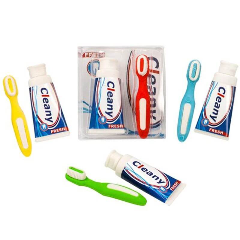 RADIERER Zahnputz 2er Set, 4-fach sortiert