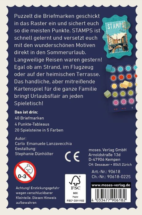 Fernweh STAMPS - schnelles Legespiel für unterwegs